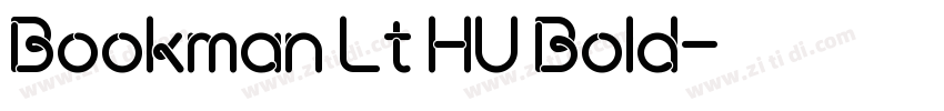 Bookman Lt HU Bold字体转换